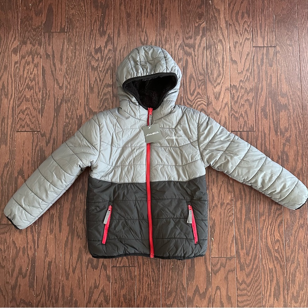 Eddie Bauer Kids size Small(7/8) winter jacket reversible 2 in 1